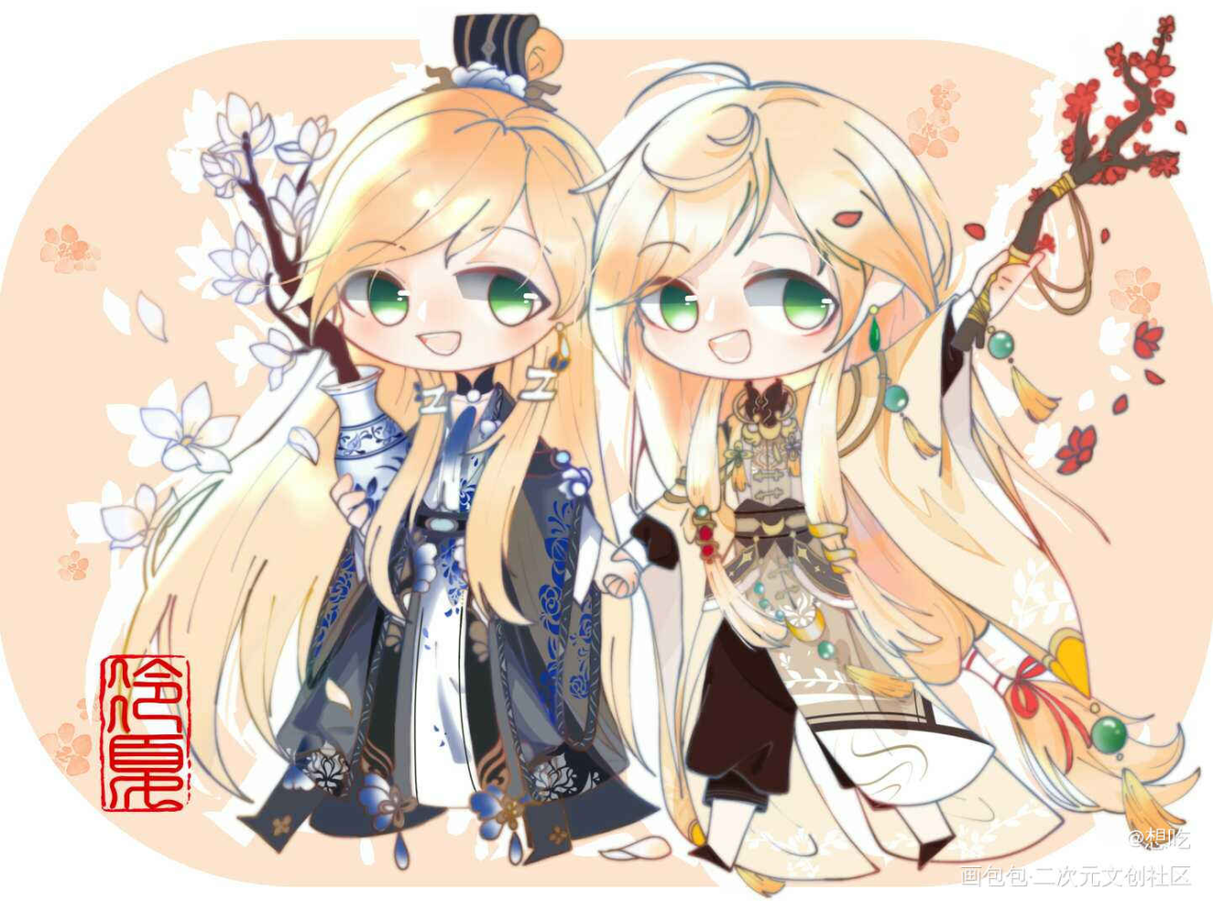 双倍的扬州,双倍的快乐_食物语扬州炒饭绘画作品