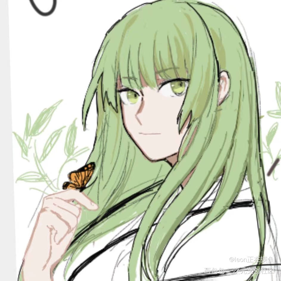 涂鸦_fgofgo手游恩奇都日系平涂头像绘画作品