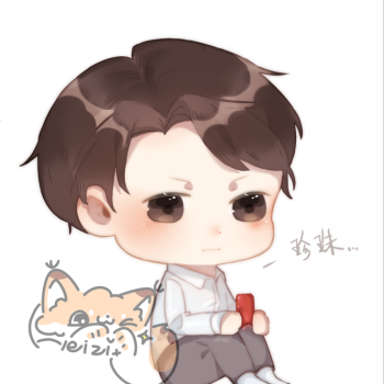 还有一个师哥_碎玉投珠丁汉白日系q版碎玉投珠广播剧绘画作品