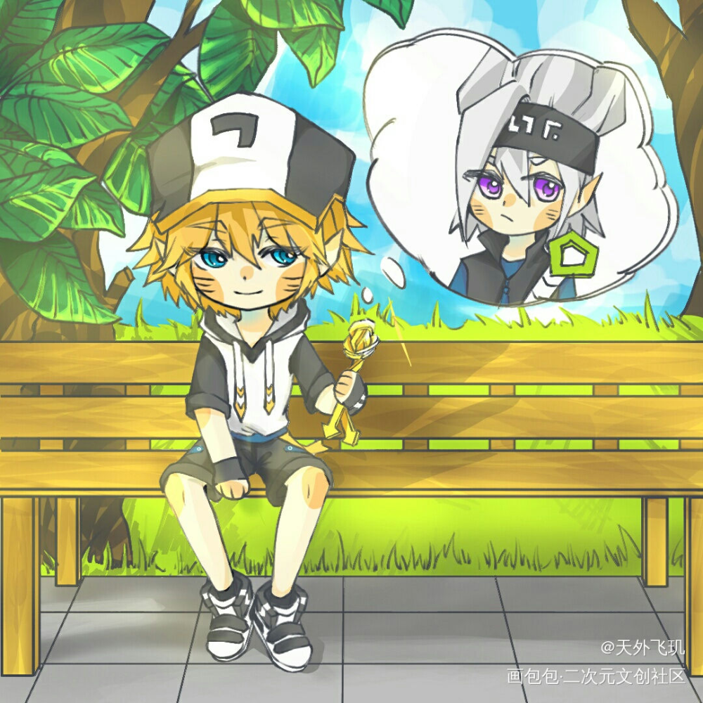 这是瑞金_凹凸世界瑞金q版插画绘画作品