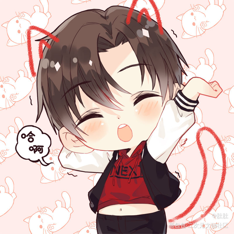 哈欠猫_全职高手叶修q版同人绘画作品