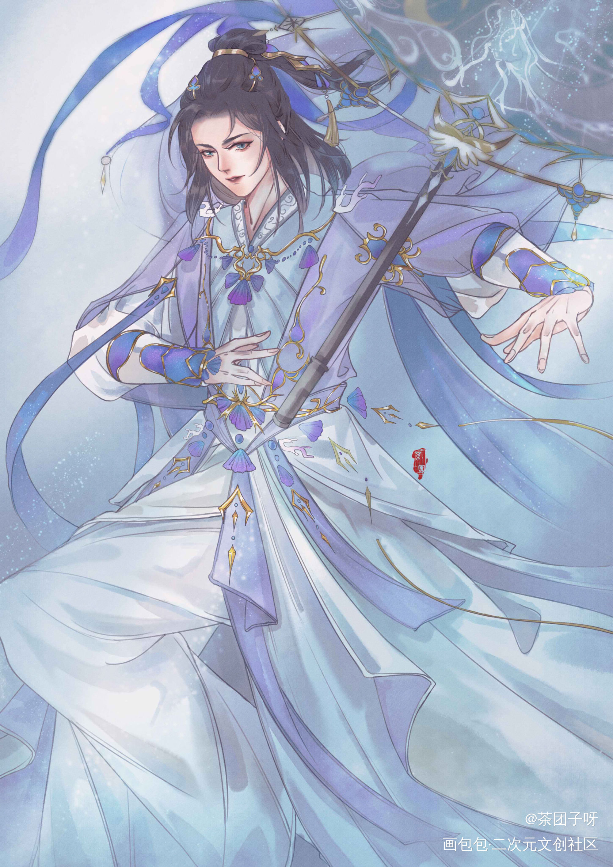 从天而降的伞爹