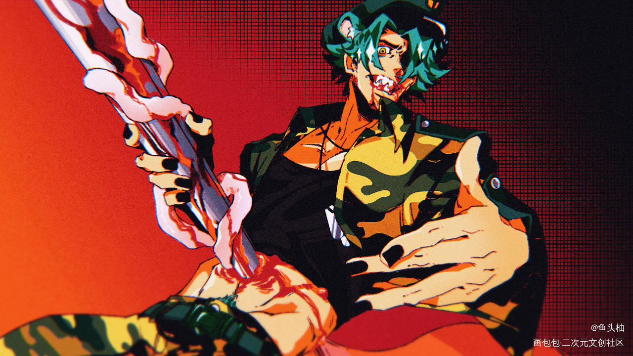 搞定了_htfflippyfliqpy平涂同人插画我要上首推求配文求点评绘画作品