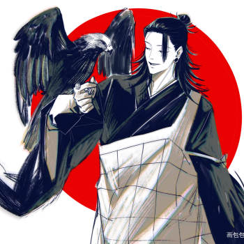咒术回战夏油杰绘画作品